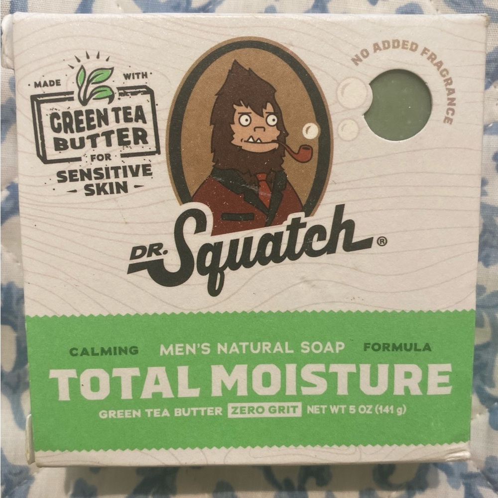 Dr. Squatch’s Total Moisture Green Tea Butter Men's Soap - Green